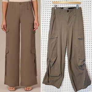 Wit & Wisdom | Skyrise Double Patch Pocket Wide Leg Utility Pants Sz. 8